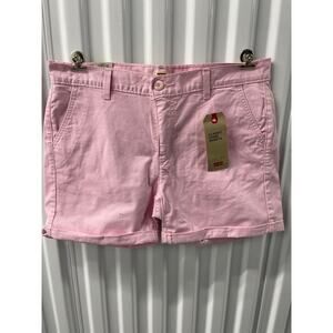 Women’s Levi’s Classic Chino Shorts Mid Rise 12/W31 Color Pink